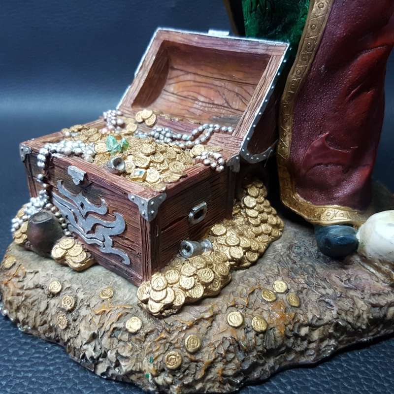 RARE!!! Large Vintage Veronese Hand Painted Resin Merlin The Wizard Statue!!!
