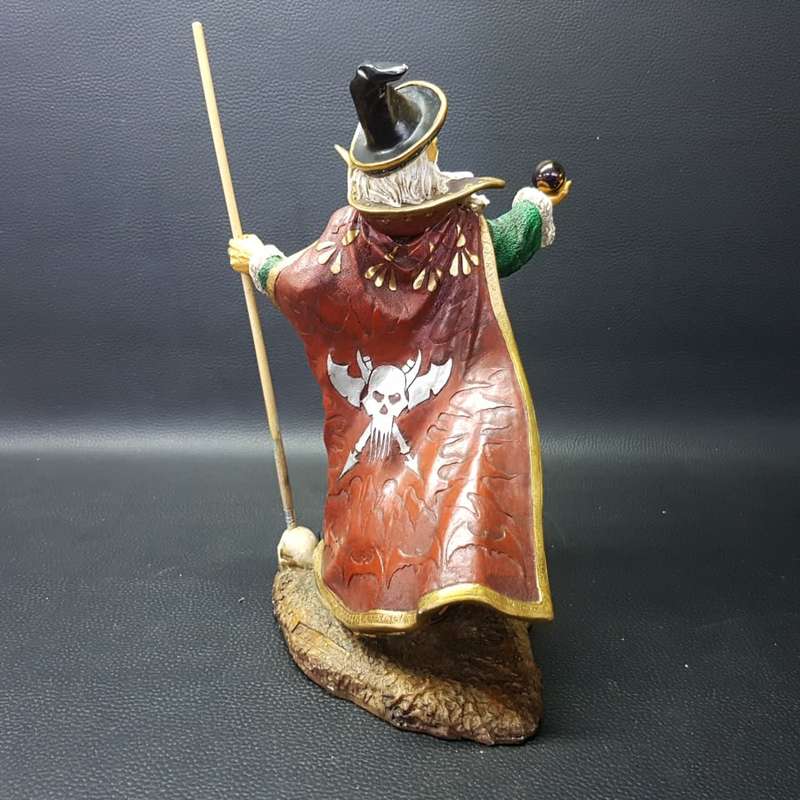 RARE!!! Large Vintage Veronese Hand Painted Resin Merlin The Wizard Statue!!!