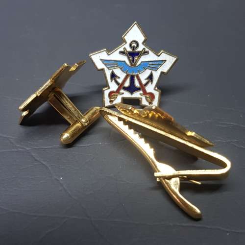 RARE!!! Original South African Defense Force (SADF) Cuff-links and Tie Pin!!!