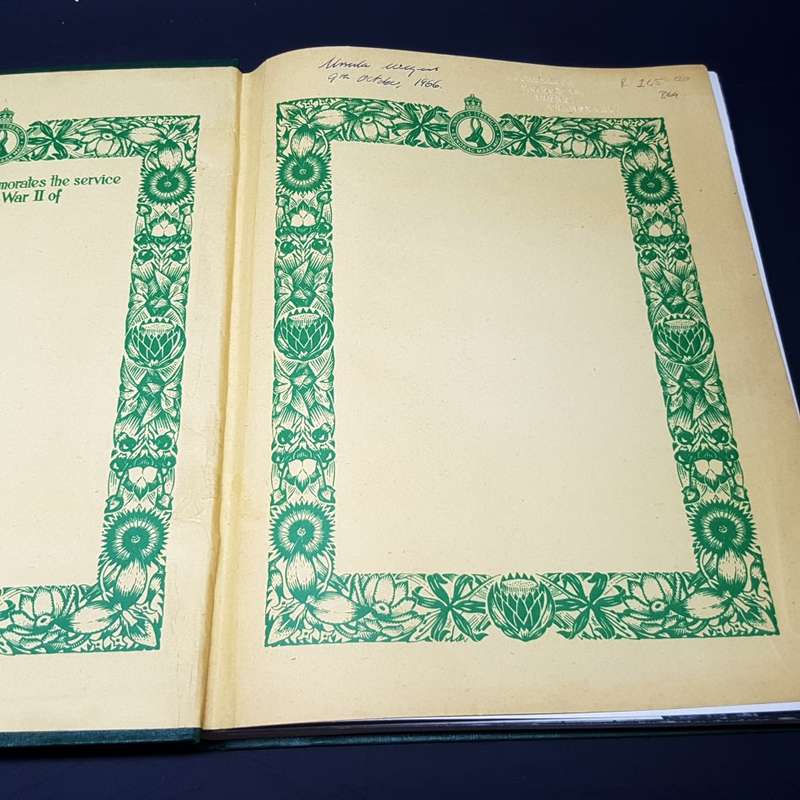 SUPER RARE!!! 1946 "Springbok Records" South African Legion of the British Empire Service League