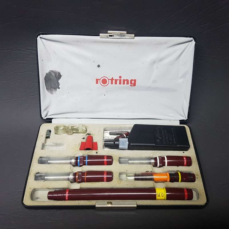 Boxed Rotring Pen Set