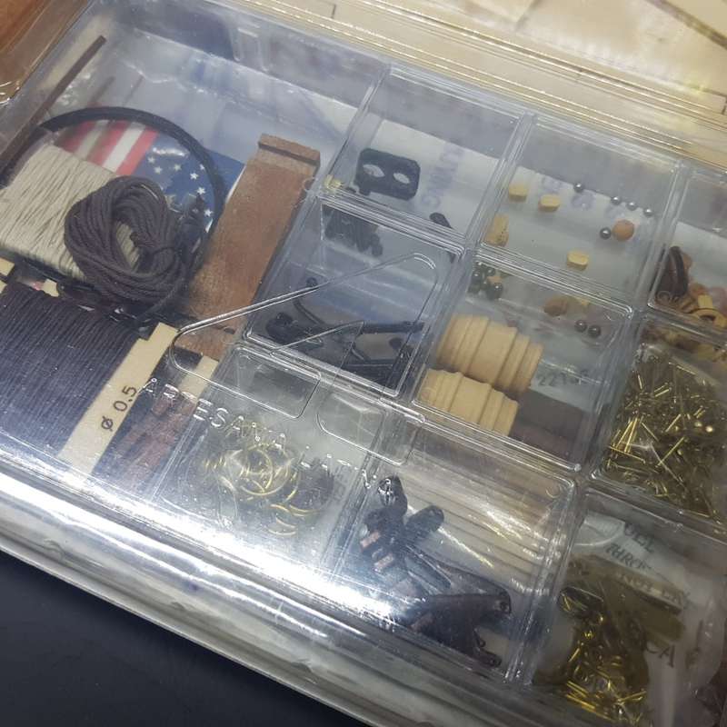 Original Sealed Boxed 1:41 Artesania Latina Virginia 1819 Model (Complete)