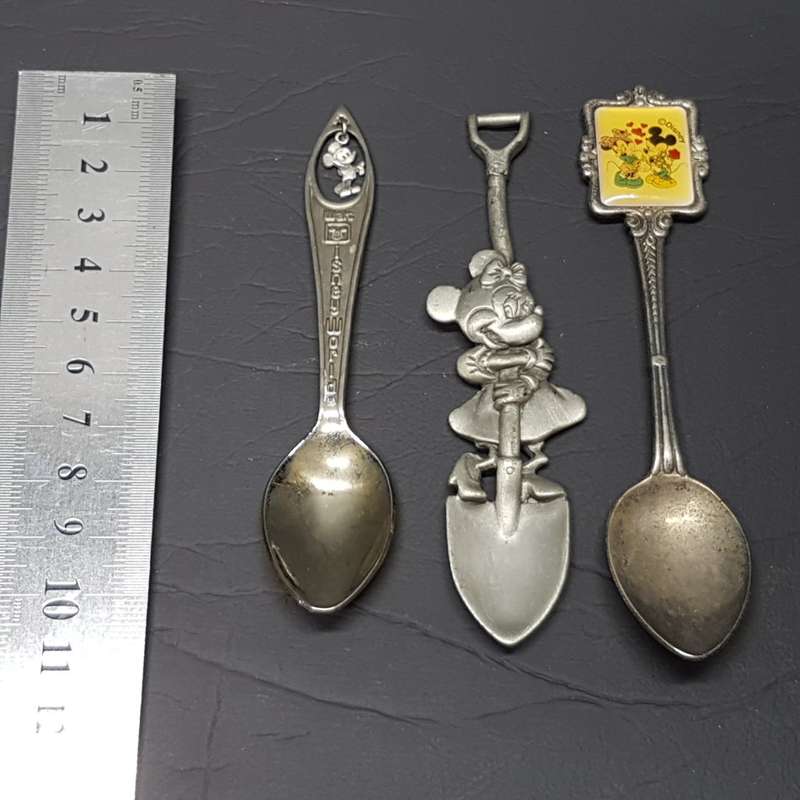 RARE!!!! Vintage Mickey and Mini Mouse Spoon Trio!!!
