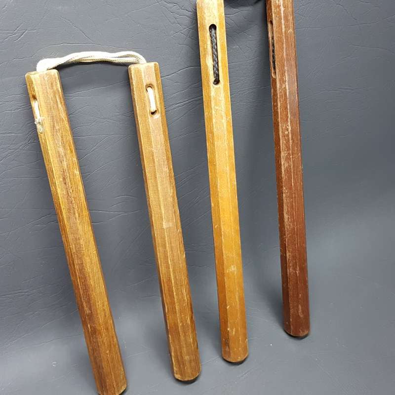 Two Vintage Wooden Nun-chucks!!! Bid for Both Sets