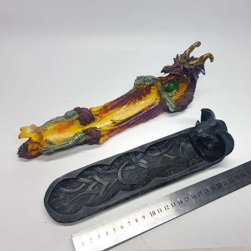 Two Large Highly Detailed Esoteric Incense Burning Stands!!!