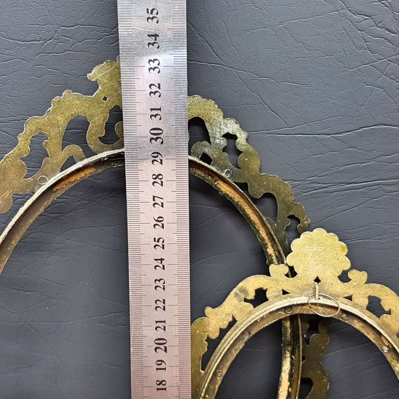 Vintage Italian Cast Brass Picture Frames (Bid for Both)