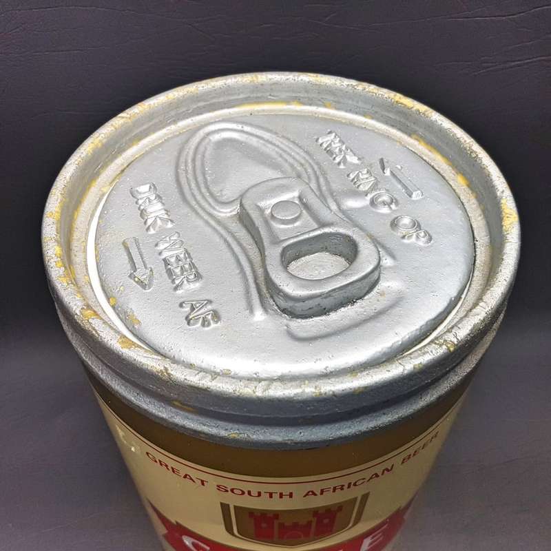 LARGE Vintage Lithographed Tin Metal Castle Ice Bucket!!!!
