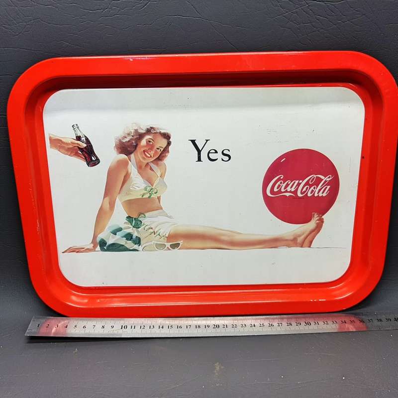 Lithographed Coca Cola Serving Tray!!!