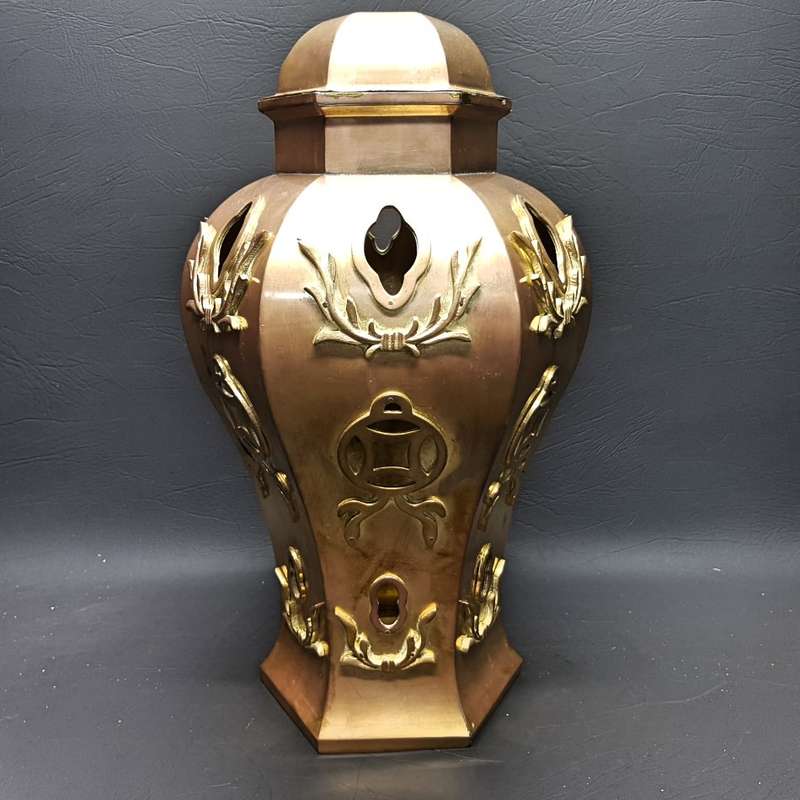 RARE!!! LARGE Brass on Copper Oriental Lantern!!!