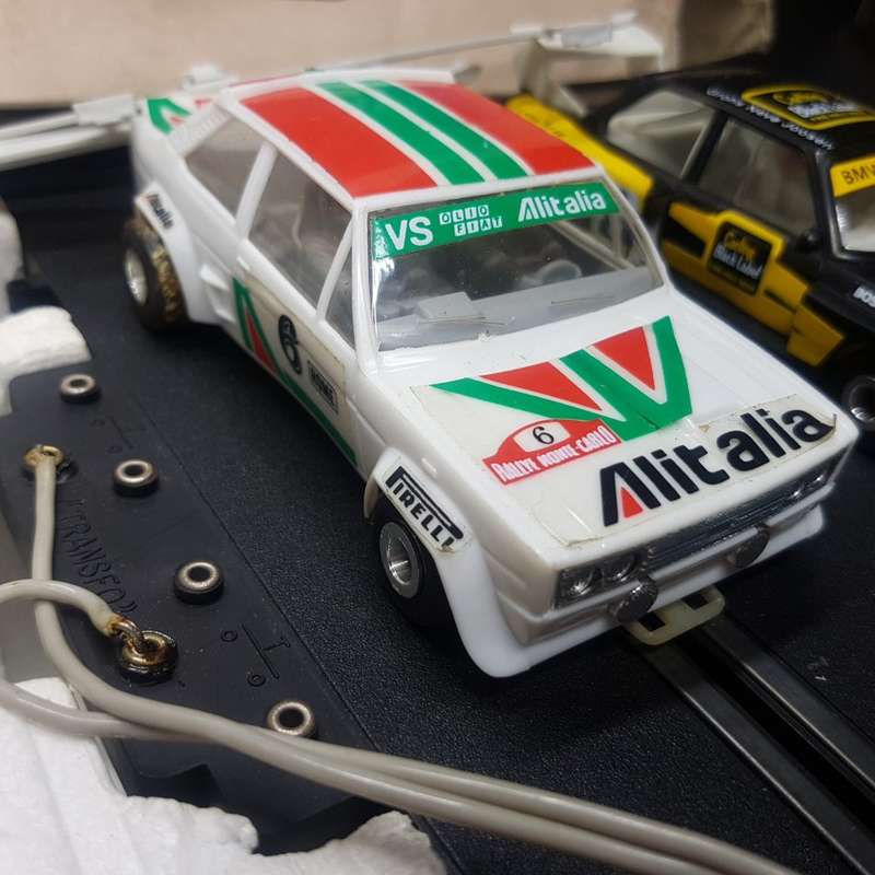 RARE!!! Original Vintage Polistil Champion Slot Car Set (Complete)