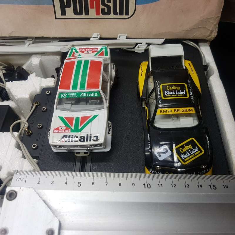 RARE!!! Original Vintage Polistil Champion Slot Car Set (Complete)