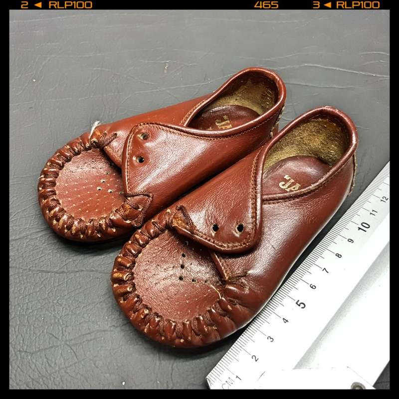 RARE!!! Vintage Leather "Jack and Jill" Baby Shoes!!!