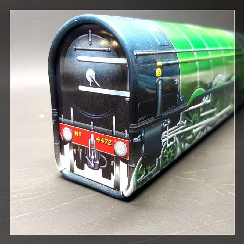 RARE!!! Original Lithographed Tin Flying Scotsman Train Pencil Case!!!