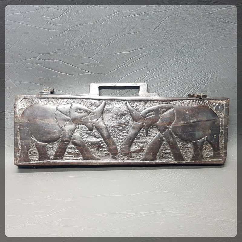 Hand Crafted African Wood Cased Seed Game!!!