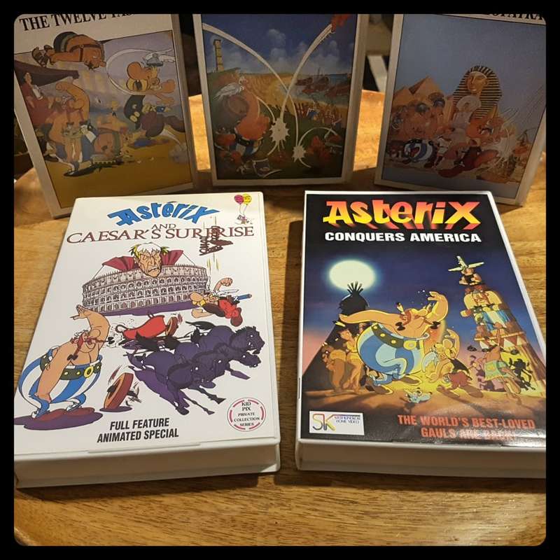 Original Vintage Asterix VHS Collection (Bid For All)