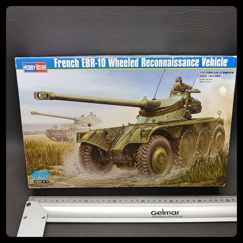 Large 1:35 Scale Hobby Boss French EBR-10 Wheeled Reconnaissance Vehicle (Complete)