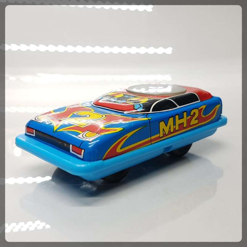 RARE!!! Vintage Lithographed MH2 Race-car Tin Toy!!!