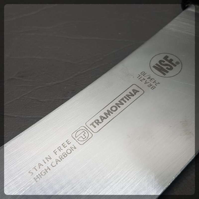 Large Original Tramontina Brazil Butchers Knife!!! (Fantastic Condition)