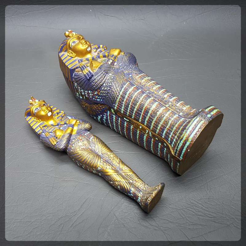 RARE!!! Highly Detailed Pharaoh Mummy and Sarcophagus Collection!!!!