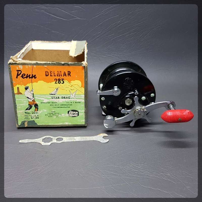 RARE!!! Original Vintage Boxed Penn Delmar Star Drag Fishing Reel!!!