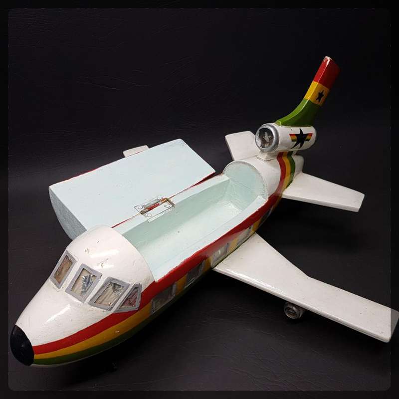 RARE!!! Detailed Hand Crafted Ghana Airways Coffin Replica!!!