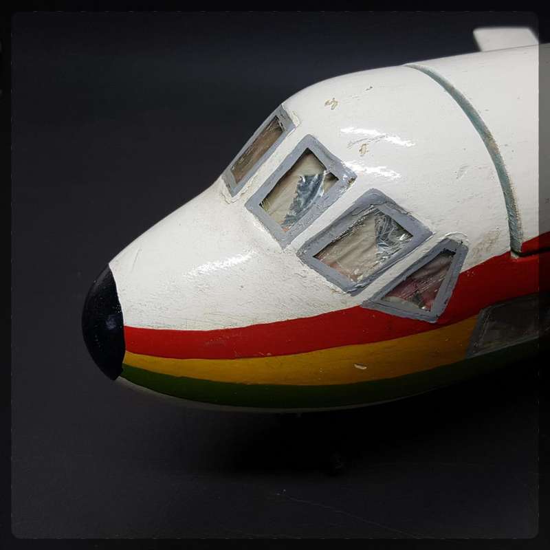 RARE!!! Detailed Hand Crafted Ghana Airways Coffin Replica!!!