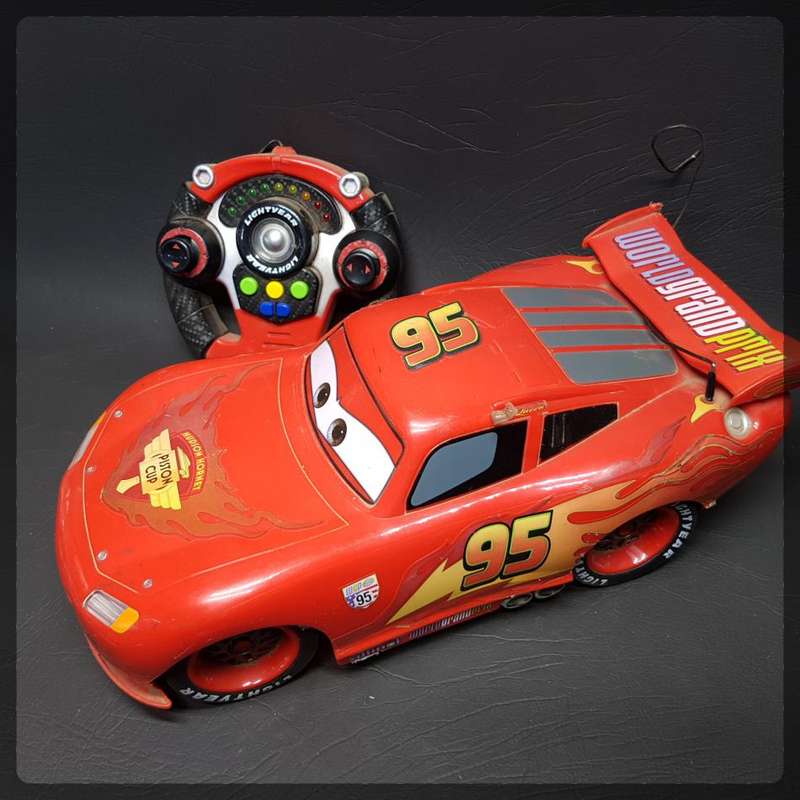 Large Original Disney Pixar Radio Control Car (No Batteries, Not Tested)