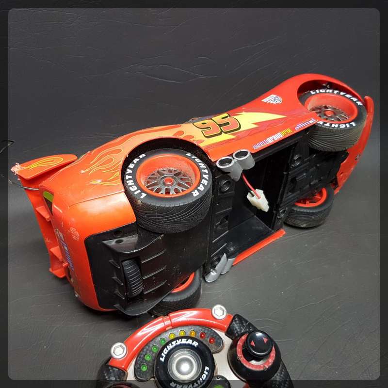 Large Original Disney Pixar Radio Control Car (No Batteries, Not Tested)