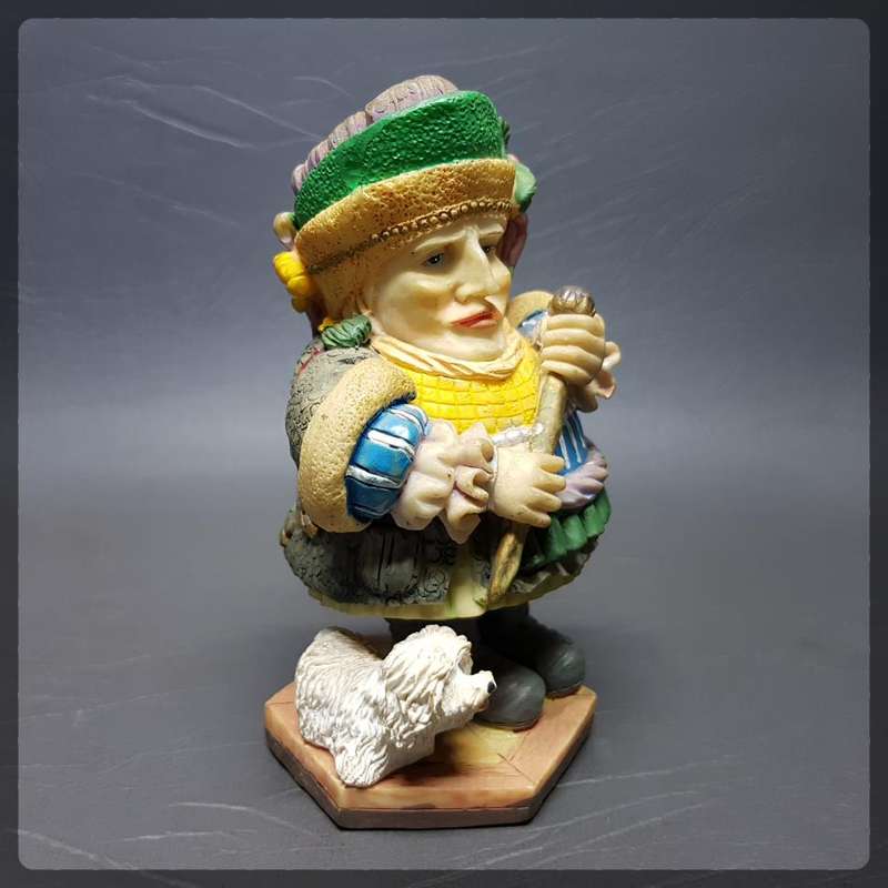 RARE!!! Highly Detailed Composite Hand Painted Victorian Themed Figurine Paperweight!!!