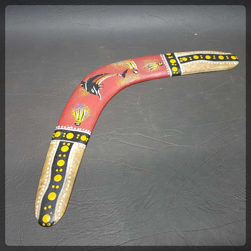 Original Hand Crafted Hand Painted Australian Boomerang!!!