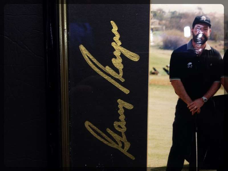 RARE!!! Original Gary Player Signed Photograph!!! (Gary Player Foundation Golf Day!!!)