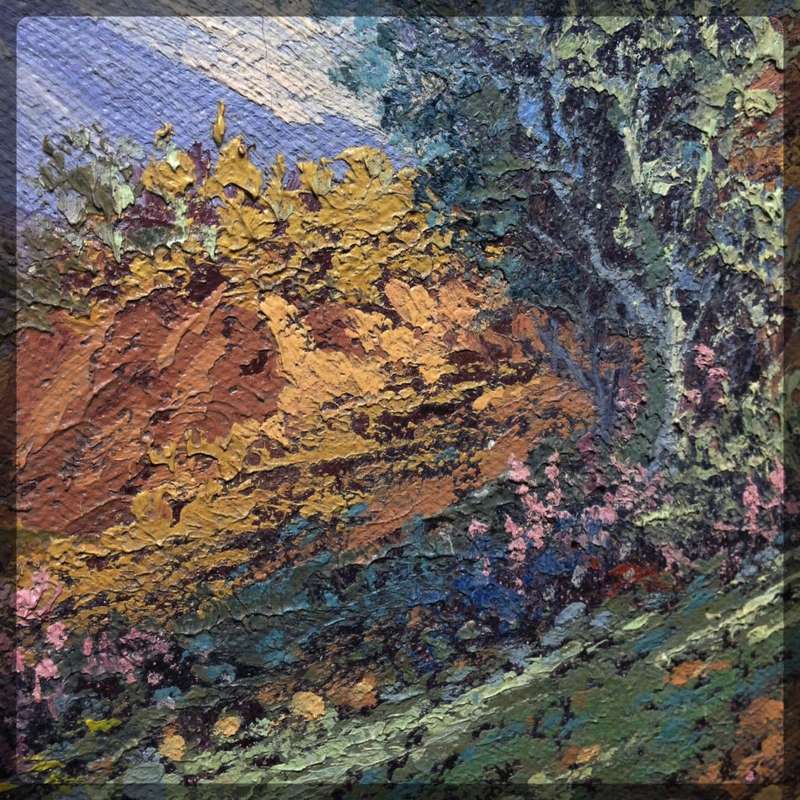 Ornately Framed Signed Original Oil on Board African Landscape by Ree. A. Grattan (600mm x 460mm)
