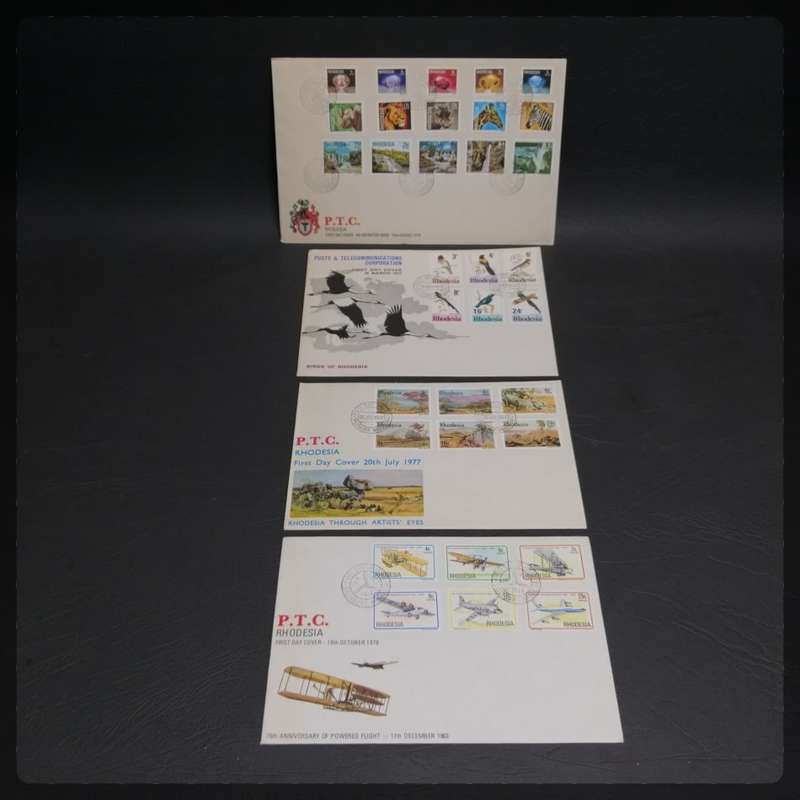 Vintage Rhodesia 1st Day Cover Collection (Bid for All)
