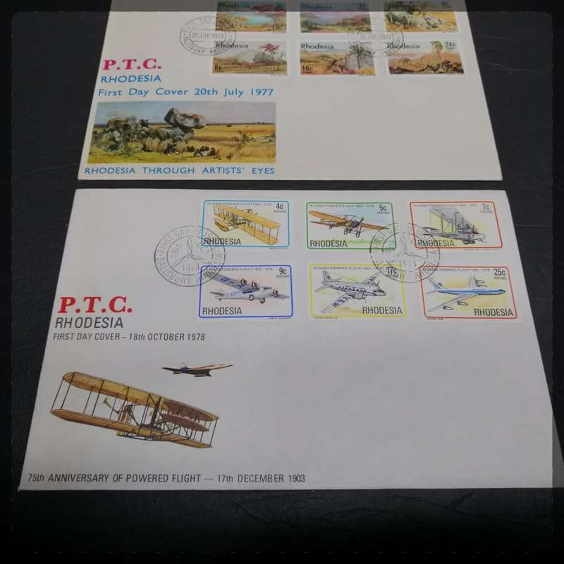 Vintage Rhodesia 1st Day Cover Collection (Bid for All)