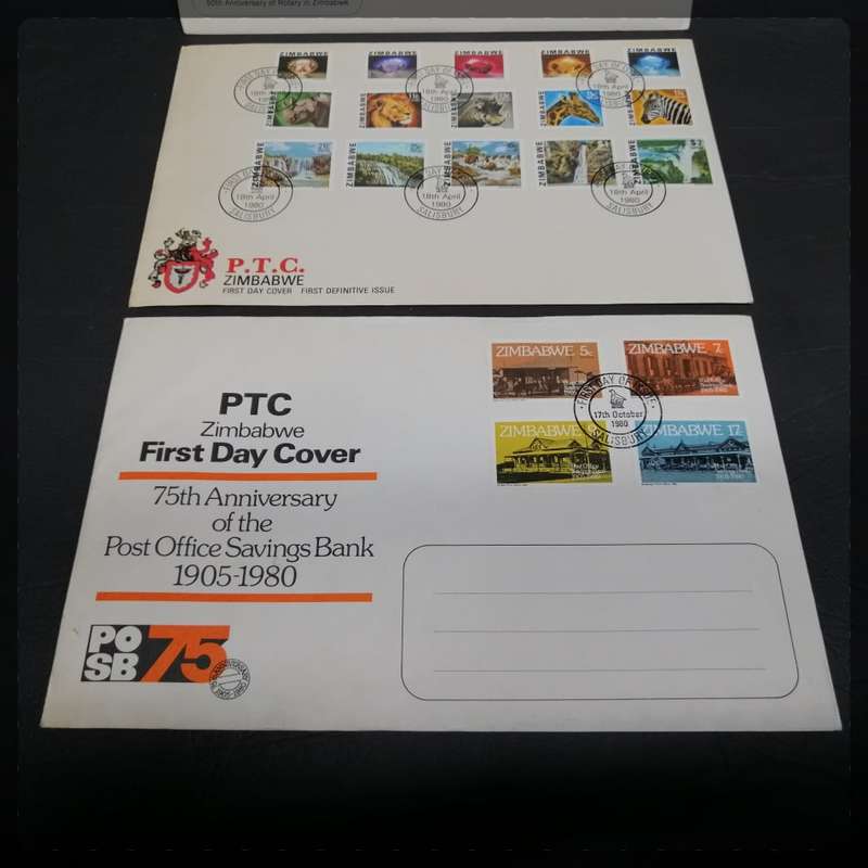 Vintage Zimbabwe 1st Day Cover Collection (Bid for All)