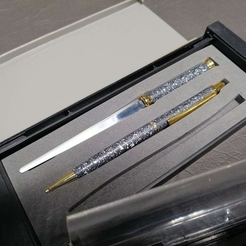 Two Boxed Sets Of Quality Pens, Pencil and Letter Opener!!!