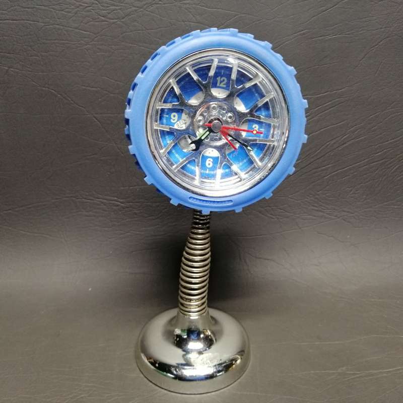 Original Tyre Themed Wobbly Clock (working)