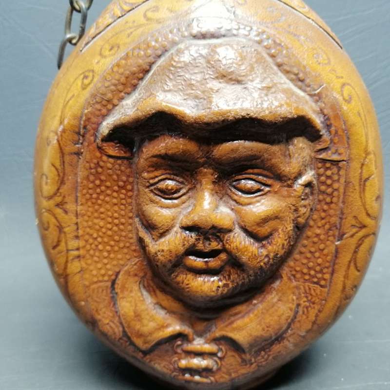 RARE!!! Vintage Highly Decorative Detailed Hand Crafted Spanish Leather Covered Bottle!!!
