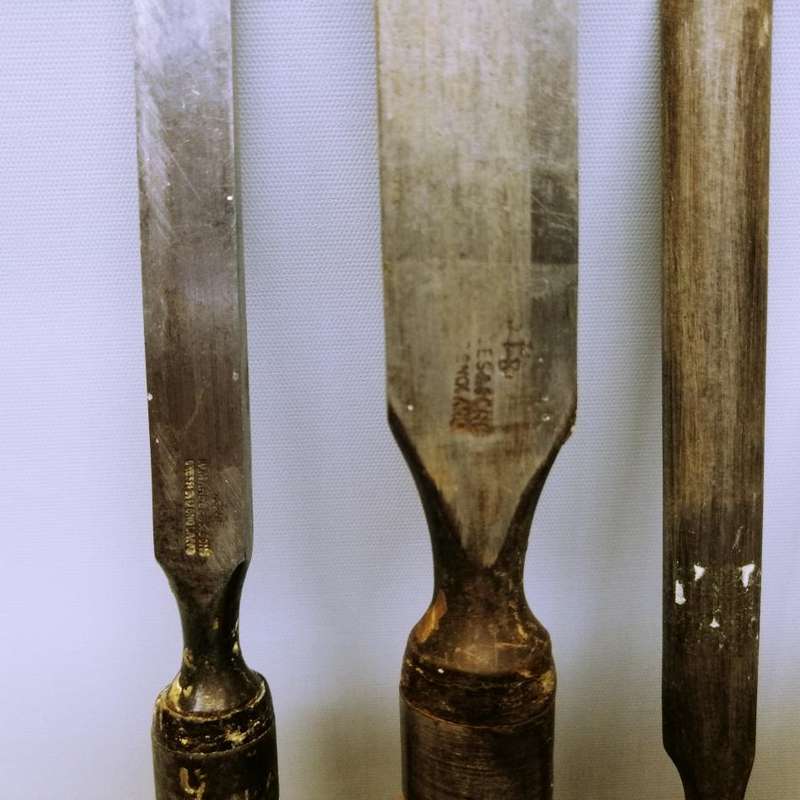 Original Vintage English and Swiss Woodworking Chisels!!!