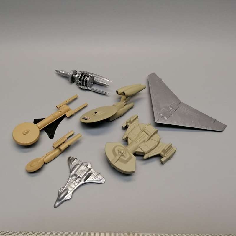 Vintage Star Trek Space Crafts  - Maker Unknown