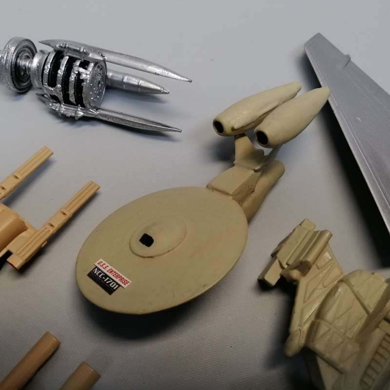 Vintage Star Trek Space Crafts  - Maker Unknown