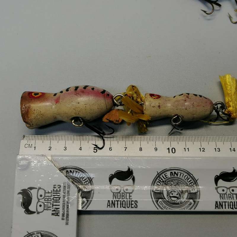 Antique Wood Hand Painted Fishing Lure Collection!!!