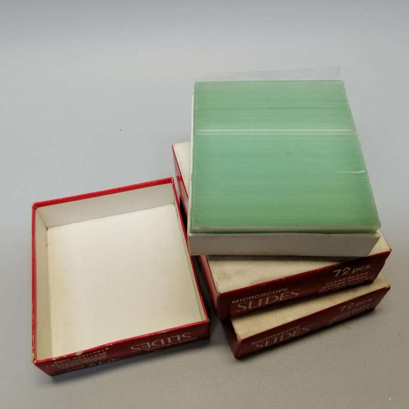 Three Full Boxes of Sail Brand Microscope Slides!!!!