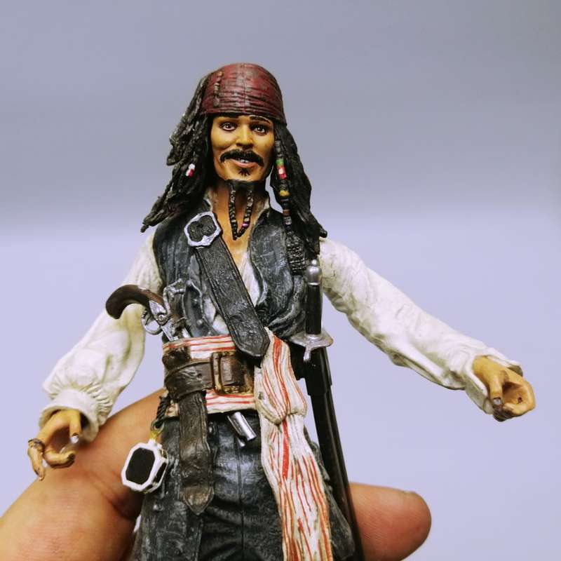 Two Original Highly Detailed Pirated of the Caribbean Figurines (12inch Bid for Both, No Boxes)