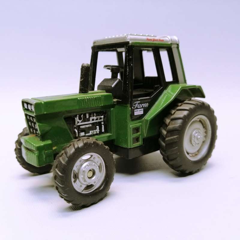 Highly Detailed Die cast Metal Green Friction Toy Tractor!!!