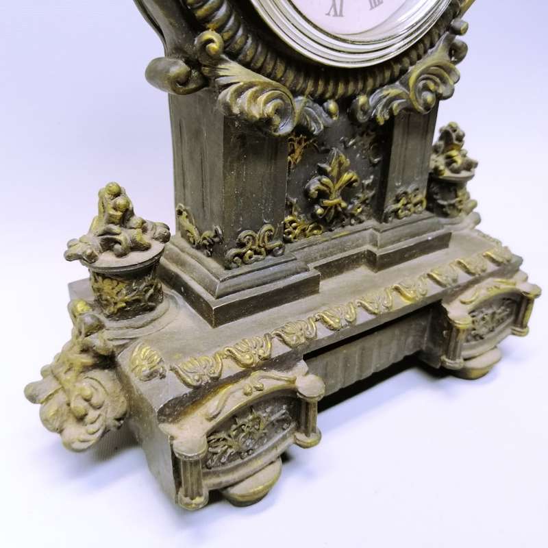 Original Cast Composite Material Highly Decorative Mantel Clock!!!