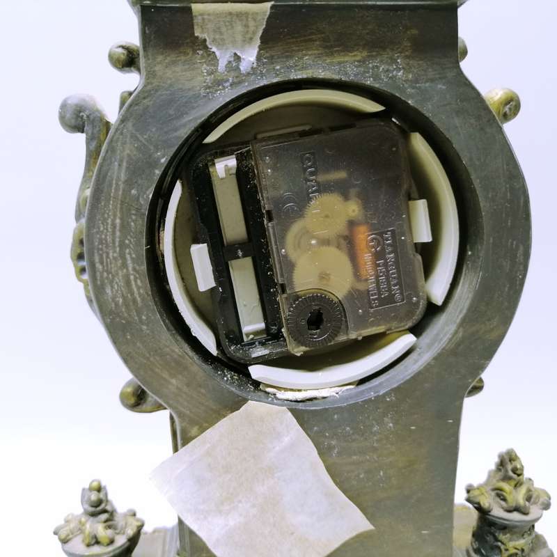 Original Cast Composite Material Highly Decorative Mantel Clock!!!