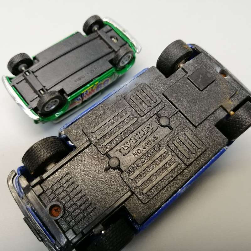Two Original Die Cast Metal Vintage Mini Cooper UK Models!!! Bid for Both!!!