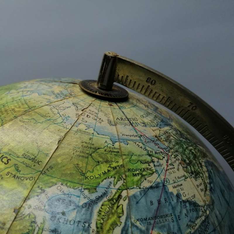 RARE!!! Large Swedish Made World Globe and Lamp!!! (Working!!!)