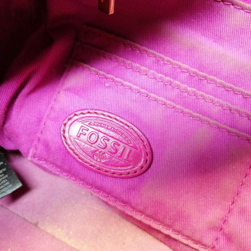Original Fossil Leather Hand Bag!!!